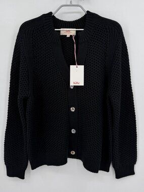Kilte Collection Tracy Cardigan Sweater size 3/L 100% PIMA Cotton Oversized